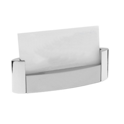 Chrome Finish Zinc Alloy Name Card Holder