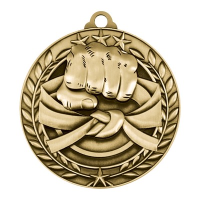 1.75" Wreath Award Martial Arts Medal