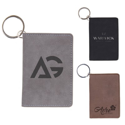 Leatherette Keychain Wallet