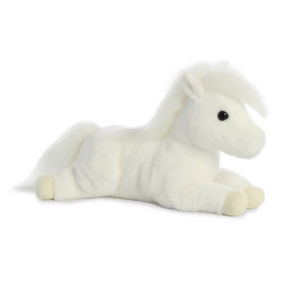 12" Grand White Pony Stuffed Animal