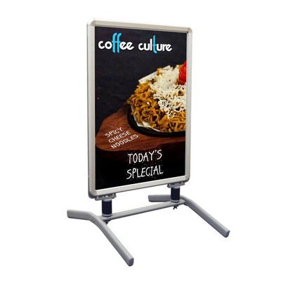 Springster L Flexible Snap Frame Sidewalk Sign (Hardware with Graphic)