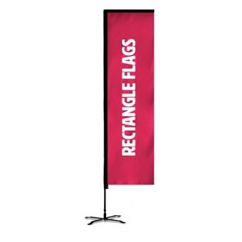 Rectangle Feather Flags (Medium, Double Sided)