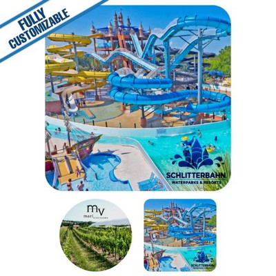 Round Full Color Neoprene Coaster (4")