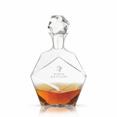 Viski® Faceted Crystal Liquor Decanter
