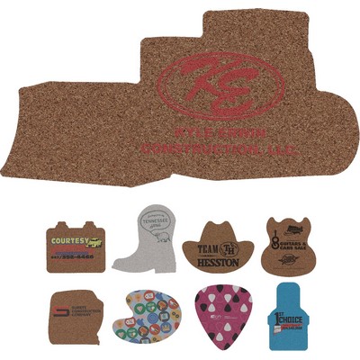 1/8" Cork Coaster Stock Shape - Shape Category: Occupation