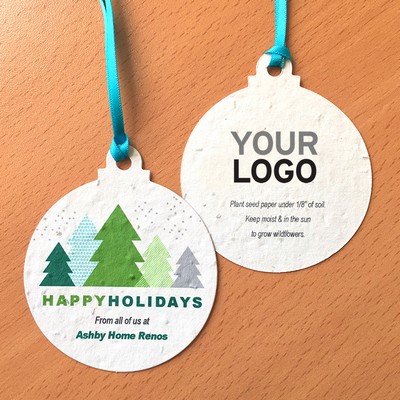 Modern Trees Seed Paper Ball Ornaments