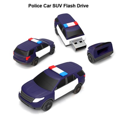 Police SUV Car Flash Drive - 8GB