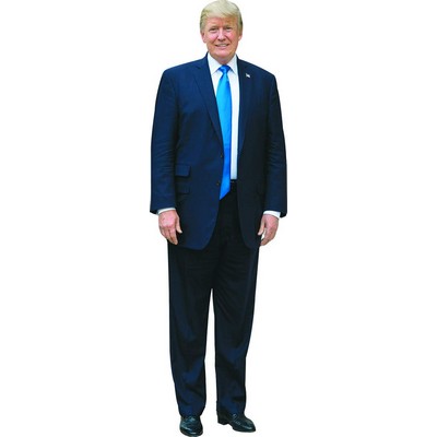 Donald Trump Smiling Cardboard Cutout Stand Up| Standee Picture Poster Photo Print Approx. 6'