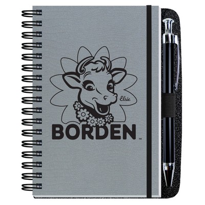 Embossed Alligator Textured Journal w/50 Sheets & Pen (4"x 6")