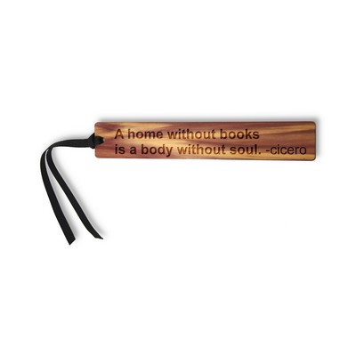 Small Real Wood Bookmark Slim (LAKEWOOD)