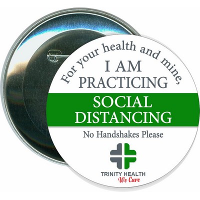 Event - Social Distancing, COVID-19, Coronavirus - 3'' Round Button