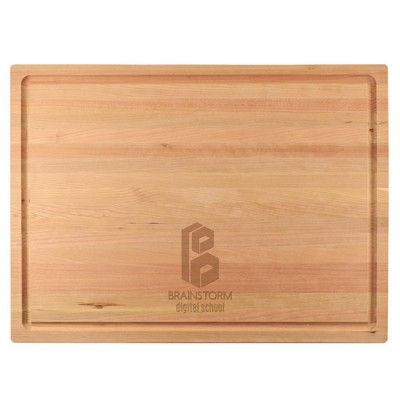 1 3/4" Cherry Butcher Block with Juice Groove