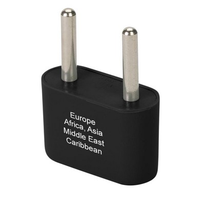 Ungrounded Smooth Trip Travel Gear by Talus® Europe & Asia Plug Adapter