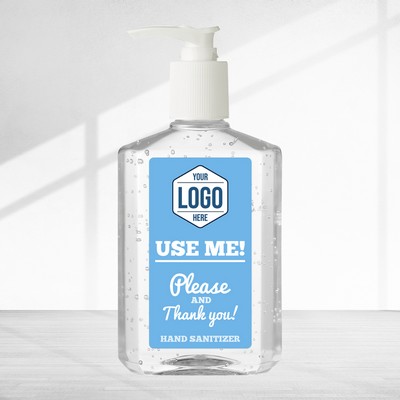 Custom Use Me Sanatizer Sticker - 2.25" x 3.5"