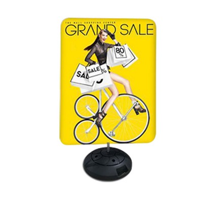 Outdoor Tubie Water-Base Banner Stand Hardware Only - 48"W x 70"H