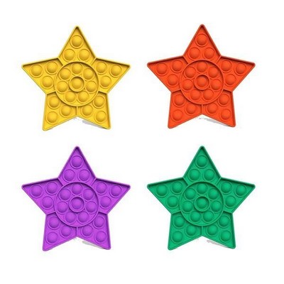 Star Shape Push Pop Bubble Fidget Toy