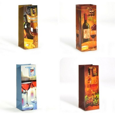 Fullsize Printed Paper Wine Bags