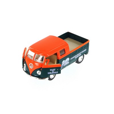 5.25" 1963 Volkswagen Bus Double Cab Pickup Diecast
