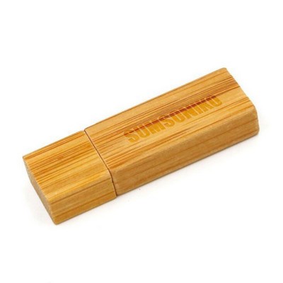 Slim Wooden USB Flash Drive - 1GB