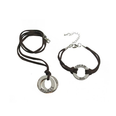 Lifesaver Necklace-Bracelet Set