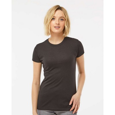 Tultex® Women's Poly-Rich Slim Fit Short Sleeve T-Shirt