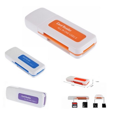 4 in 1 USB Memory Card Reader