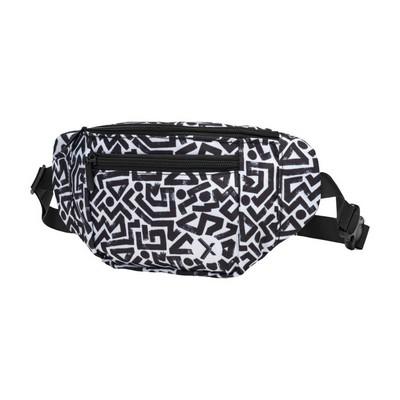 Sublimation Fanny Pack w/ 2 Pockets 11x2.5x5"