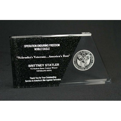 Acrylic Accent Line Award (8 1/2"x4 1/2"x1")