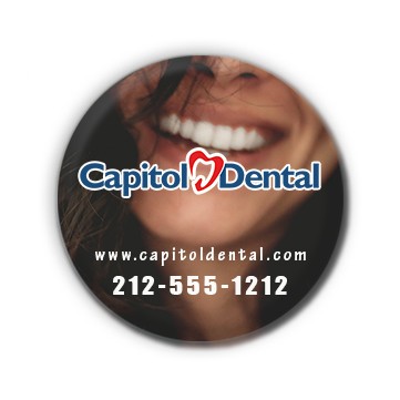 5" Circle Indoor Magnets - 20 Mil - 4 Color Process