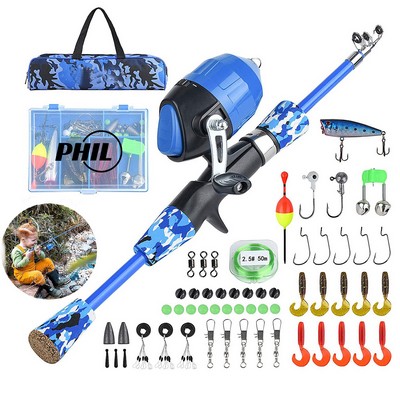 1.5m Telescopic Fishing Rod For Kids