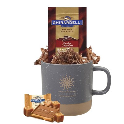 Ceramic & Clay Bottom Mug w/Cocoa & Chocolate