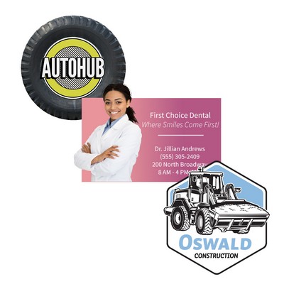 9 Sq. Inch Custom Indoor Magnet 20 Mil