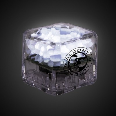 Digi-Printed White Liquid Activated Light Up Ice Cube