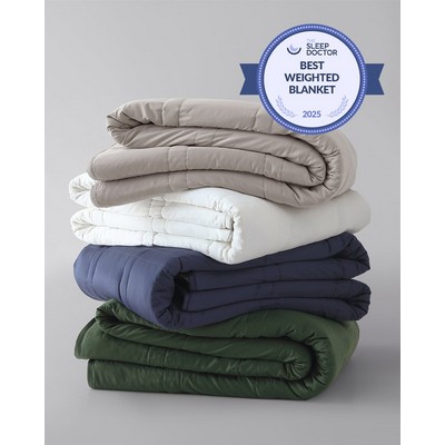 Premium Weighted Blankets for Sleep Health & Wellness, 100% Cotton (Throw, Full/Queen, King)