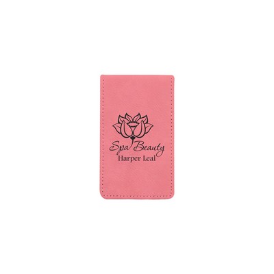 Pink Leatherette Manicure Set