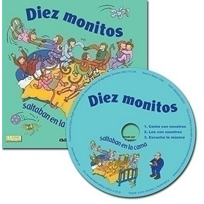 Diez Monitos Saltaban en la cama (Spanish Edition) (Spanish Edition) - 9781