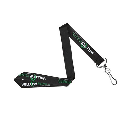 3/4"Nylon Lanyards W/J-Hook Clip