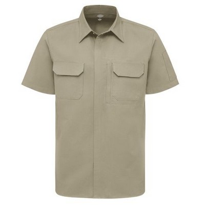 Dickie's® Men's Tactical Short Sleeve Shirt - Desert Sand Tan