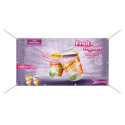 5 'x 10' FT Banner 13 OZ. Printed 1 Side per Price