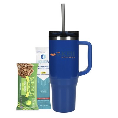 Eco Friendly Mug w/Hydrate Stick & Granola Bar
