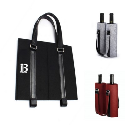 Felt Wine Gift Bag