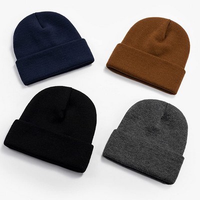 Thermal Cuffed Knit Beanie - Winter Watch Cap
