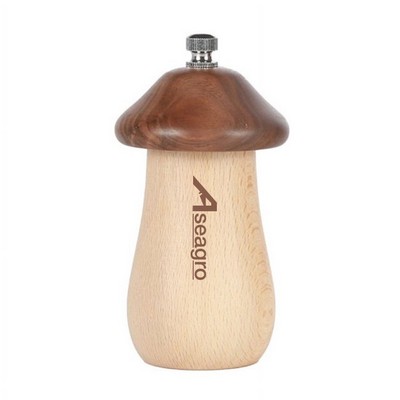 Cute Mushroom Shape Manual Grinding Pepper Salt Mills Grinder