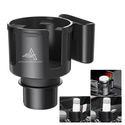 Car Cup Holder Expander with Phone Holder