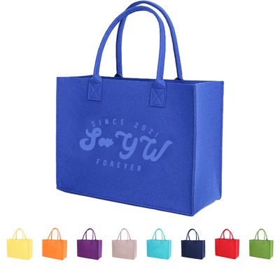 Custom Shopper Soft Felt Tote Bags