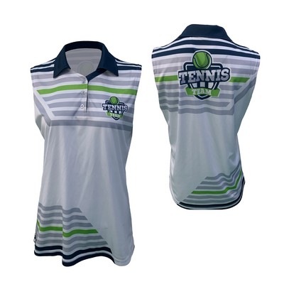 Women's/Girls Sleeveless Polo Shirt