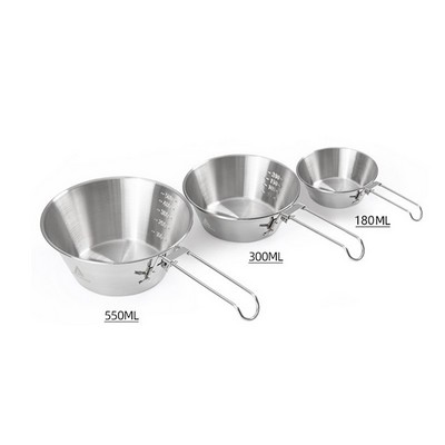 Camping Bowls with Foldable Handle