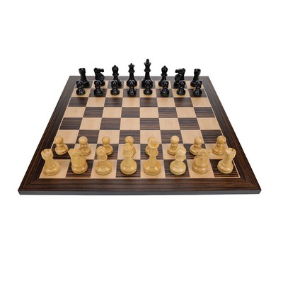 Ultimate Chess Set with Wooden Board 20.75 in., 3.75" King