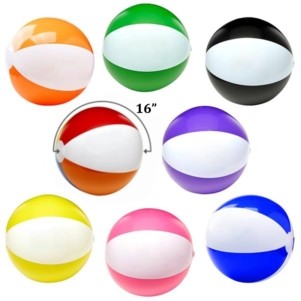 16" Two Tone Beach Ball
