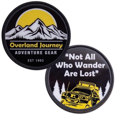 1 3/4" Challenge Coins-Black -5-7 Days